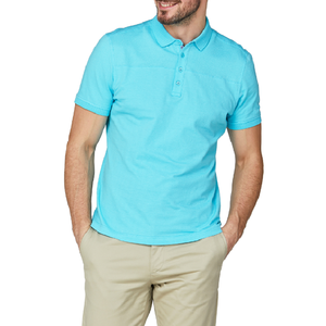 Polo à manches courtes en coton pour homme, nouveau design, pour le golf, pour l'export de t-shirts polo du fournisseur BD, vente de marque - Product Image 2