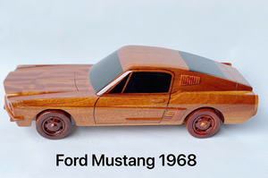 Coche de Juguete de Madera Vintage Hecho a Mano, Juguetes Educativos Montessori para Niños de 2 a 4 Años, Hecho en Vietnam - Product Image 5