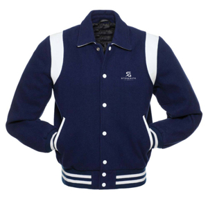 Blouson universitaire pour homme avec patchs personnalisés et broderies – Coupe confortable pour l'hiver 2026 - Product Image 2