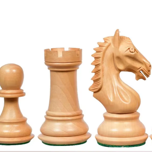 ตัวหมากรุกพรีเมียม Derby Knight Staunton ขนาด 4.1 นิ้ว ทำจากไม้บัดโรสวูดและไม้บ็อกซ์วูด พร้อมกล่อง ในราคาที่ดีที่สุด - Product Image 1