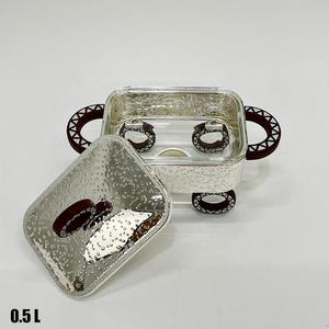 Luxury Rectangular Birdcage Chafing Dish Gold Dome Lid Stainless Steel Food Warmer White Wire Frame <b>Buffet</b> <b>Server</b> Single Unit - Product Image 5