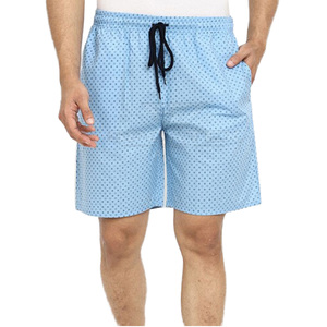 Men's 100% Cotton Breathable High Street Style Bermuda Shorts Drawstring Waist with Pockets Mid Rise Knitted Fabric 240g - Product Image 4
