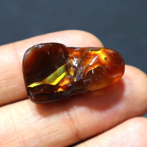 Natural Fire Agate Druzy Stone Mexican Fire Agate Druzy Cabochon Agate Druzy Stone Handmade Polished for Jewelry Making - Product Image 3