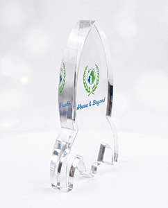 Trofeo de Madera y Acrílico con Diseño de Primera Calidad, Placa con Logotipo Personalizado, Impresión UV en Capas Transparentes que Resaltan la Visión del Cliente, 15-50MM - Product Image 3