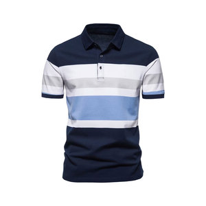 Men's Fashion Color Block <b>Polo</b> <b>Shirt</b> Short Sleeve Breathable Quick Dry Workwear Apparel - Product Image 6