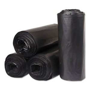 ถุงขยะสีดำแบบผูกปิด ถุงขยะใช้แล้วทิ้งสำหรับใช้ในครัวเรือน - Product Image 4