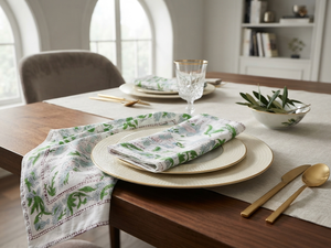 Servilleta de Tela de Algodón Floral Hecha a Mano Estilo Turco, Mantel Cuadrado para Mesa de Comedor, Decoración para Mesa de Comedor - Product Image 4