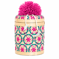 Boîte de rangement en bambou raffiné, accessoire décoratif charmant pour la maison, pour le Ramadan et l'Aïd Garangao, boîte cadeau islamique authentique