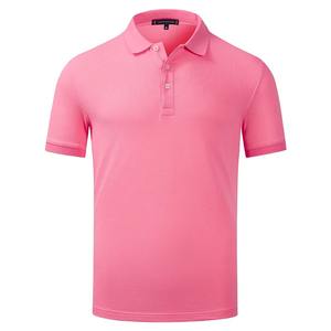Chemise polo pour homme, style décontracté, motif uni, manches courtes, anti-rides, coton uni, chemises polo de golf - Product Image 5