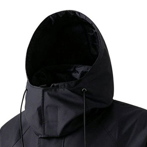 High Visibility Rain Jacket | Waterproof Reflective Safety Workwear | Hooded <b>Raincoat</b> for Construction & Outdoor Work for men - Product Image 6