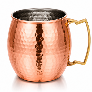 Copa de Martini Clásica King de Cobre y Vidrio, Copas de Oro Rosa, Tazas de Viaje de Acero Inoxidable, Regalos Delhi - Product Image 1