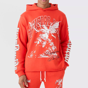 Street Wear Cotton Male Tracksuit Custom 2 Pieces Sport Flare Tracksuit Set Men Clothing Hooded Tracksuit for Men <b>Winter</b> Season - Product Image 5