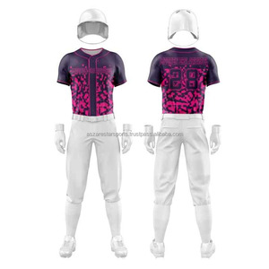 Uniforme de Béisbol Unisex de Alta Calidad para Adultos, Conjunto de Camisetas Estampadas y Cosidas con Colores y Logotipo Personalizados - Product Image 1