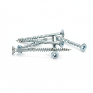 Vis autoperceuses en acier au carbone, modèle PDC 10, à tête plate Torx, filetage grossier, classe 4.8 6.8, métriques/pouces, zinguées, vente en gros - Product Image 1