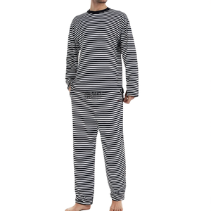 Men's Oversized Casual Long T-Shirt Trousers Set Stripe Print <b>Jogging</b> <b>Suit</b> for Outdoor Activities Long Tracksuit Outfit Dried - Product Image 3