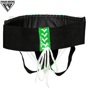 Green Black Color Good Quality Muay Thai Boxing <b>Groin</b> <b>Guard</b> Hot Sale In Different Color With Comfortable PU Leather <b>Groin</b> <b>Guards</b> - Product Image 2