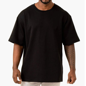 เสื้อยืดออกกำลังกายทรงสปอร์ตผ้าฝ้าย 100% ระบายอากาศดี ไซส์พลัส รุ่นใหม่ล่าสุด สำหรับผู้ชาย ใส่ได้ในช่วงฤดูร้อน ทรงหลวมไหล่ตก ทรงยาวปกติ - Product Image 1