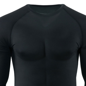 Customized Best Quality UPF50+ Plain MMA Long Sleeve Rash Guard <b>for</b> <b>Men</b> with Quick Dry <b>Compression</b> - Product Image 4