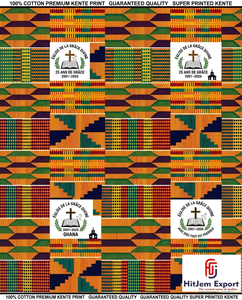 Tela Africana Religiosa Personalizada con Estampado de Cera, Uniforme de Iglesia Kente, Fabricante de Textiles, Proveedor Mayorista - Product Image 1