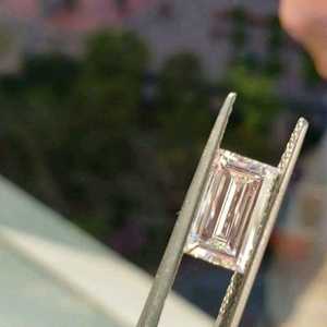 Bagues de diamants synthétiques haut de gamme certifiés IGI, polis CVD, 4 carats, 5 carats, taille Radiant, VS1, diamants cultivés en laboratoire, non montés - Product Image 4