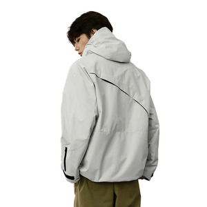 Technical Nylon Hooded Windbreaker Waterproof Lightweight Outdoor Shell Custom <b>Zip</b> <b>Up</b> Performance <b>Jacket</b> OEM ODM men's <b>Jackets</b> - Product Image 4