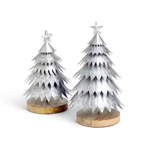 Decorative Metal <b>Christmas</b> <b>Tree</b> Display Piece Luxury Winter Accent for Home Decor - Product Image 1