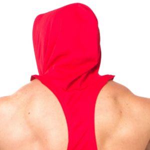 Camiseta sin mangas elástica para hombre, estilo racerback, para gimnasio, entrenamiento, transpirable, ropa deportiva, OEM, ODM, venta al por mayor - Product Image 4