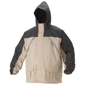 100% Polyester Reflective <b>Raincoat</b> Jacket for <b>Men</b> Women Waterproof Rain Suit for Outdoor Activities Hiking Camping - Product Image 3
