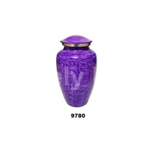 โกศงานศพโลหะสีม่วงสำหรับผู้ใหญ่ขี้เถ้า - Product Image 5