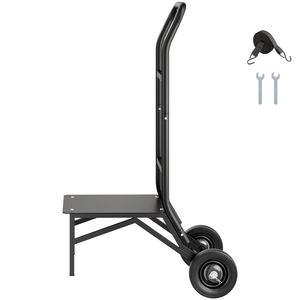 Carrello Pieghevole Multiuso in Metallo per Sedie, Capacità 150 LBS, per 10 Sedie, Carrello Impilabile per Stoccaggio - Product Image 1