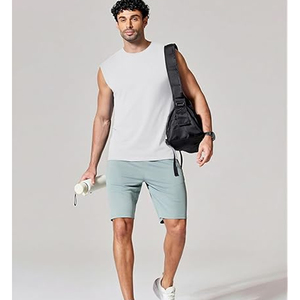 Camiseta Deportiva de Color Sólido Personalizada de Fábrica 2026, Chaleco Deportivo para Hombre, Talla Grande, Sin Mangas, de Algodón Puro - Product Image 5