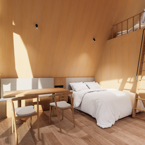Villa Modular y Hotel Premium Meadow Brook Lodge, Estructura de Acero Ligero, <span class=keywords><strong>Casa</strong></span> en Forma de A, S350 35 - Product Image 4