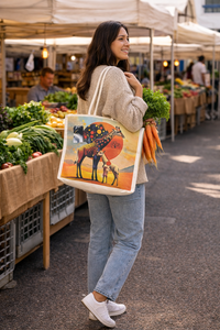 Bolsas de Lona Resistentes y Ecológicas de Color Sólido con Cierre de Cremallera, Forro de Algodón, Estilo Moderno, para Uso en la Playa, Personalizables al por Mayor - Product Image 4