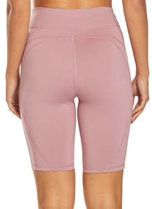 Shorts Deportivos Elásticos Color Malva para Mujer, Nueva Colección al por Mayor, Ideales para Yoga, Running y Fitness, Tejido Transpirable y Resistente - Product Image 2