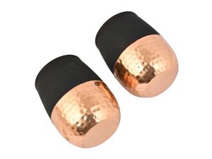 Copper Double Wall Tumblers Set of 2 350ml Cherry Color with <b>Straw</b> Elegant Smooth Finish for Ayurveda Health Benefits - Product Image 6