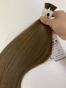 Vente en gros, produits phares, extensions de cheveux humains bruts vietnamiens aux couleurs foncées, style droit de qualité supérieure - Product Image 3
