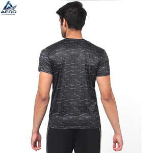 T-shirts de sport et de fitness pour hommes, personnalisables, lavables en machine, col rond, coupe ajustée, qualité supérieure, vente en gros 2026 - Product Image 4