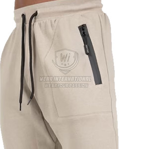 Wholesale Custom Logo <b>Drawstring</b> Men Gym <b>Trouser</b> Loose Fit Straight Lightweight Casual Breathable Quick Dry Canvas - Product Image 6