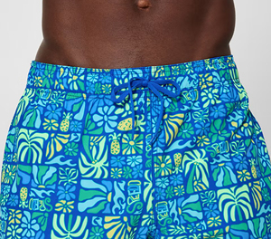 Shorts de Baño Ecológicos con Estampado de Flores y Colores Personalizados, Traje de Baño para Hombre en Spandex/Poliéster, Venta al Por Mayor - Product Image 6