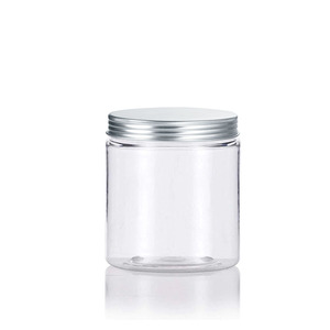 Fábrica de Envases Personalizados al por Mayor, Envase de Plástico PET con Tapa de Rosca para Crema Cosmética, Frasco Cilíndrico de Boca Ancha de 250 ml, Grado Alimenticio - Product Image 5