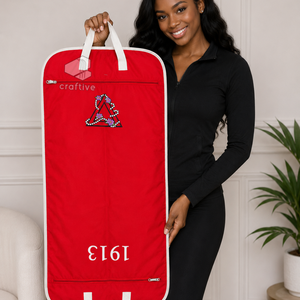 Delta | Sigma |   Bolsa para Ropa Bordada para Mujer de Theta Sorority, Funda Protectora Plegable a Prueba de Polvo para Trajes de Viaje con Cremallera Completa - Product Image 4