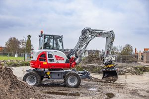Precio de Fábrica, Mini Excavadora Takeuchi TB370W, Excavadora Hidráulica de Cadenas, Equipo de Excavación para Trabajo Pesado, Certificación CE - Product Image 6