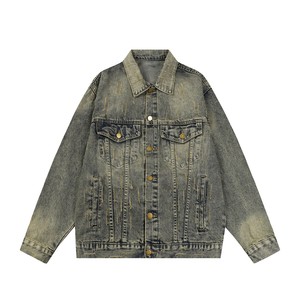 Chaqueta Vaquera Personalizada para Hombre, Algodón Denim Resistente, Producción Personalizada, MOQ Bajo para Tiendas de Ropa Vintage - Product Image 3