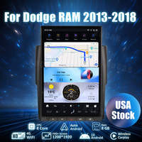 Autoradio stéréo GPS Android 13 14,4'' pour Dodge RAM 2013-2018, lecteur multimédia automobile, écran Tesla, vidéo automobile