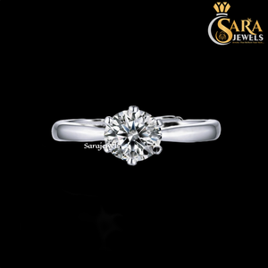 Anillo de Moissanita Corte Princesa VVS de Alta Demanda: Claridad y Brillo Deslumbrantes para el Propuesto Perfecto, Disponible para Exportación - Product Image 3
