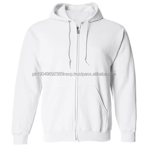 Sweat-shirts personnalisés de haute qualité, streetwear, coton, surdimensionnés, délavés, à fermeture éclair, avec impression de strass, impression sur écran personnalisée - Product Image 2