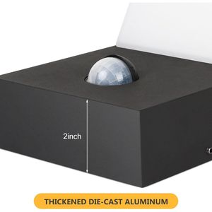 Applique murale extérieure LED Inowel 19231 avec détecteur de mouvement et lanterne, lampe murale à fixation murale - Product Image 3