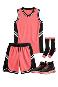 Uniforme de baloncesto profesional de poliéster 100% personalizable, ropa deportiva cómoda, función transpirable, conjunto de visualización de nombre del equipo - Product Image 6