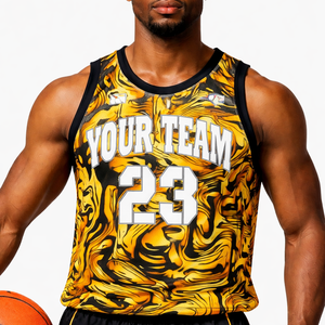 ชุดบาสเก็ตบอลสั่งทำพิเศษ ชุดทีม ผ้าโพลีเอสเตอร์ตาข่าย ระบายอากาศได้ดี เสื้อเจอร์ซีย์ กางเกงขาสั้น พิมพ์ลายแบบซับลิเมชั่น ชุดกีฬาสำหรับฝึกซ้อม - Product Image 1