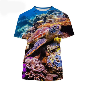เสื้อยืดแขนสั้นผู้ชาย ทรงปกติ คอกลม ระบายอากาศได้ดี ผลิตจากโพลีเอสเตอร์ เหมาะสำหรับใส่ลำลอง ล่าสัตว์ ตกปลา ยี่ห้อ LADO SPORTS ป้องกันแสงแดด UPF 50 - Product Image 5